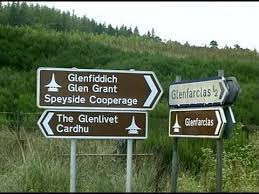 malt whisky trail signs